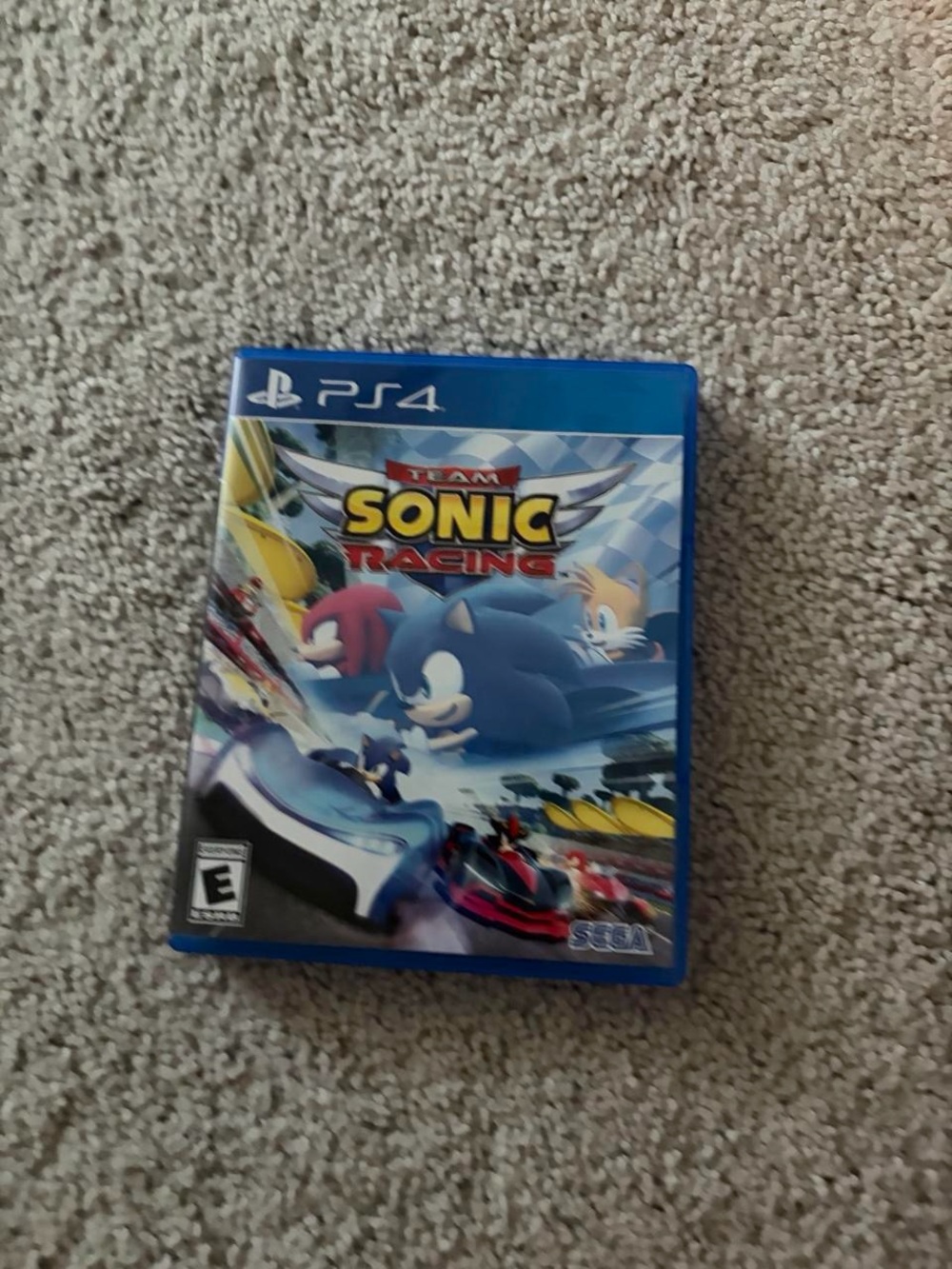 Sony PS4 Team Sonic Racing - Blue Game Case